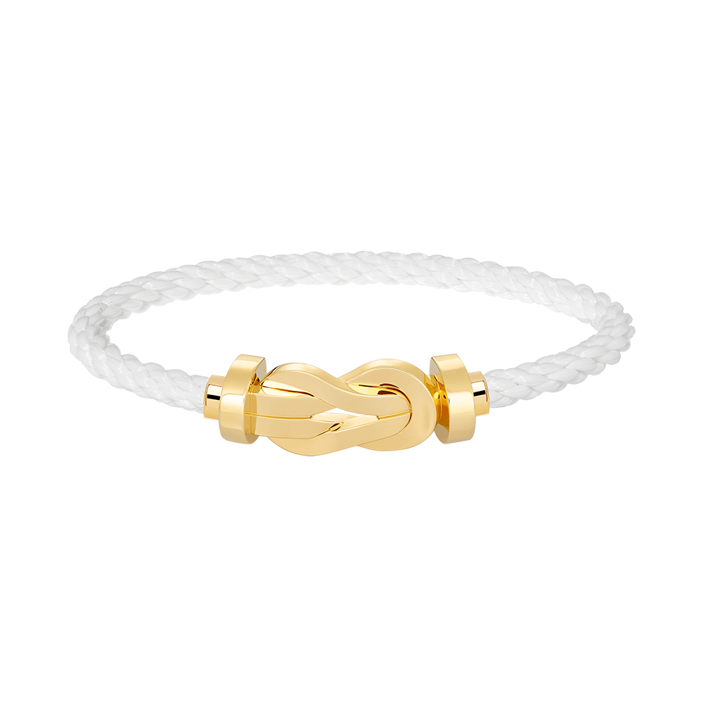 Aura CHANCE LARGE 8 FIGURE BUCKLE NO DIAMOND BRACELET GOLD