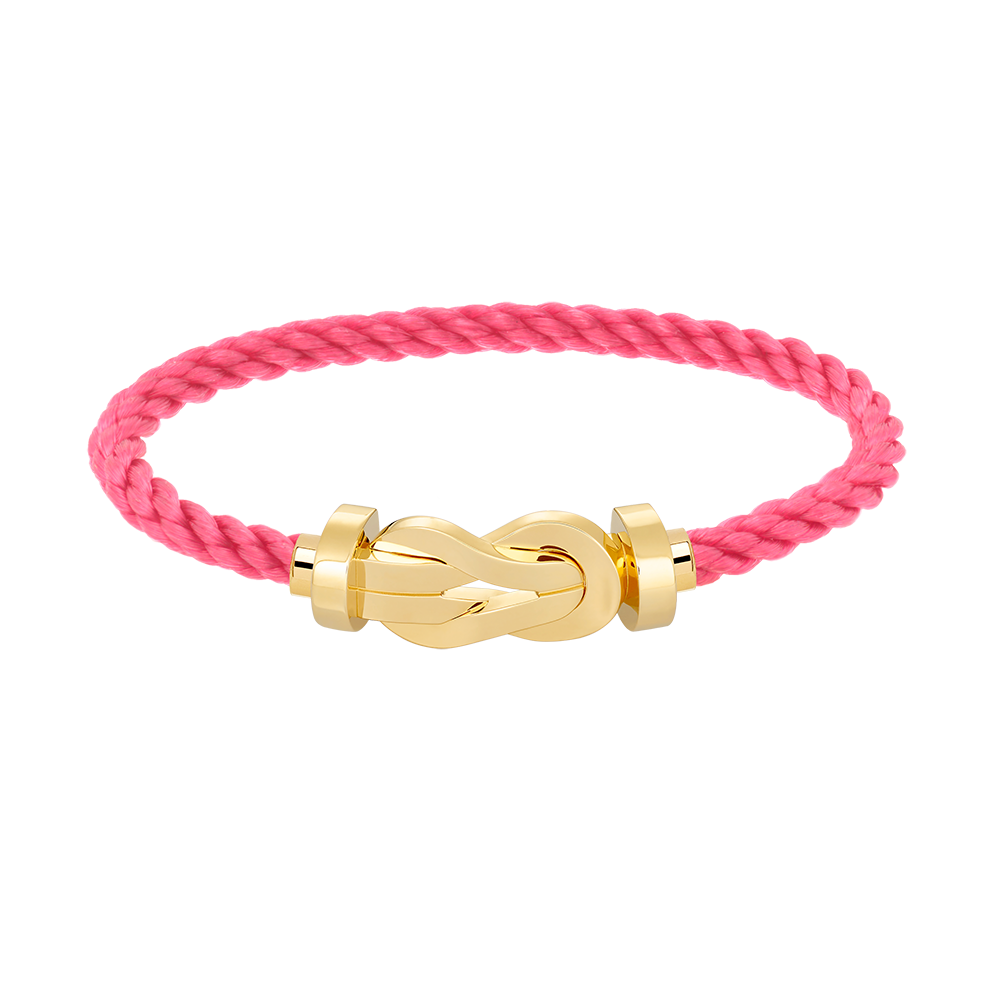 Aura CHANCE LARGE 8 FIGURE BUCKLE NO DIAMOND BRACELET GOLD