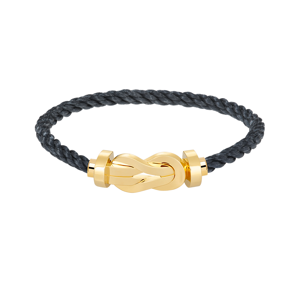 Aura CHANCE LARGE 8 FIGURE BUCKLE NO DIAMOND BRACELET GOLD