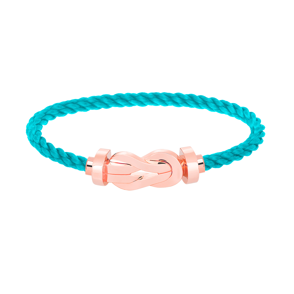 Aura CHANCE LARGE 8 FIGURE BUCKLE NO DIAMOND BRACELET ROSE GOLD