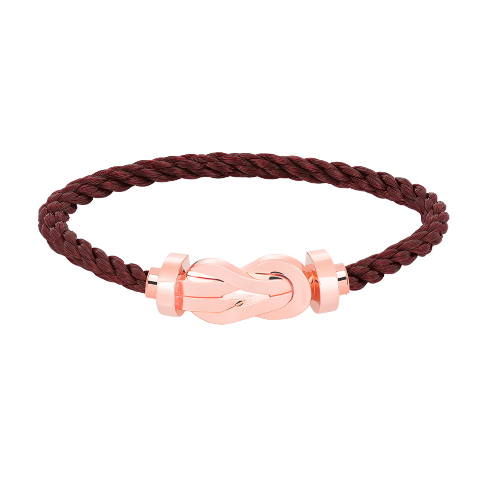 Aura CHANCE LARGE 8 FIGURE BUCKLE NO DIAMOND BRACELET ROSE GOLD
