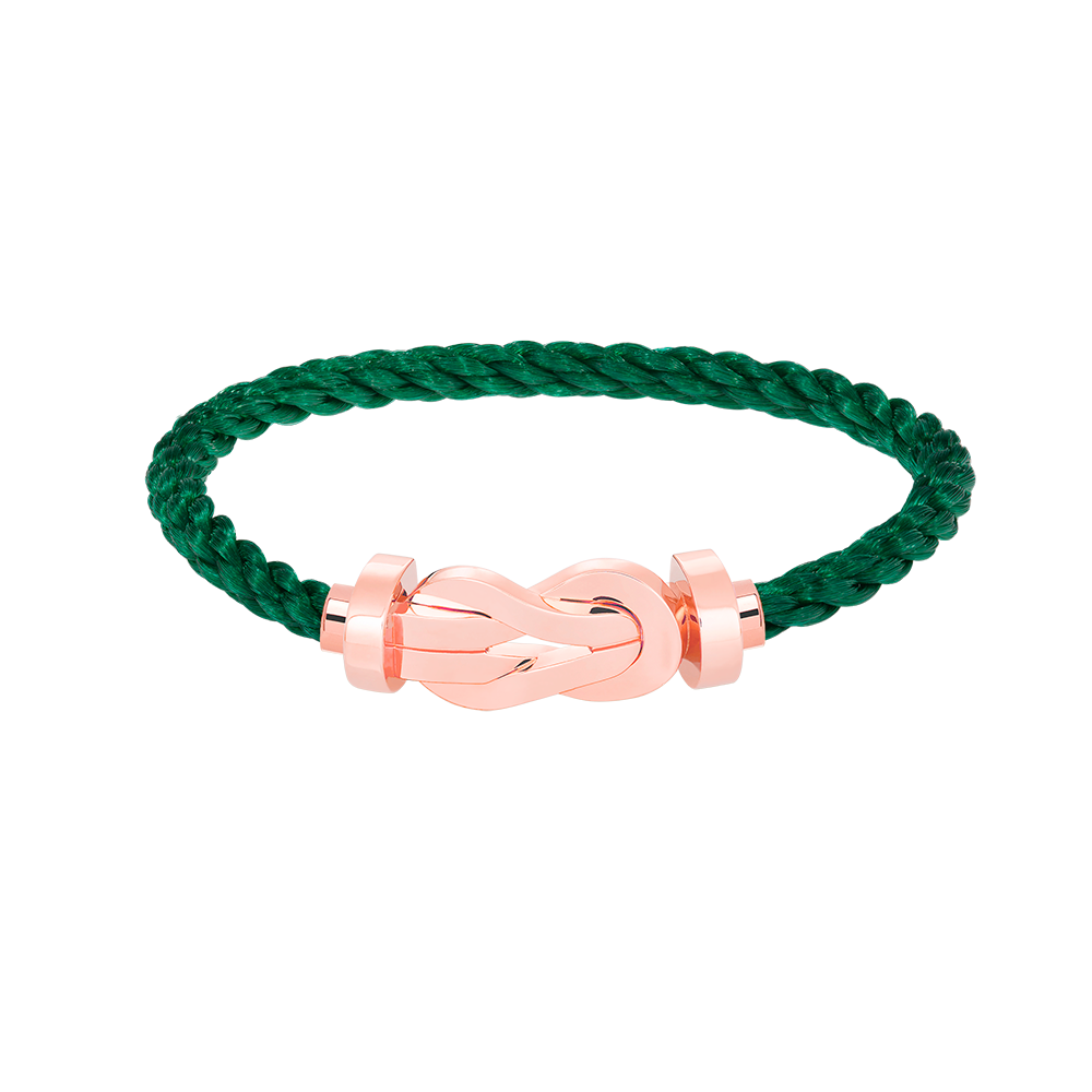 Aura CHANCE LARGE 8 FIGURE BUCKLE NO DIAMOND BRACELET ROSE GOLD