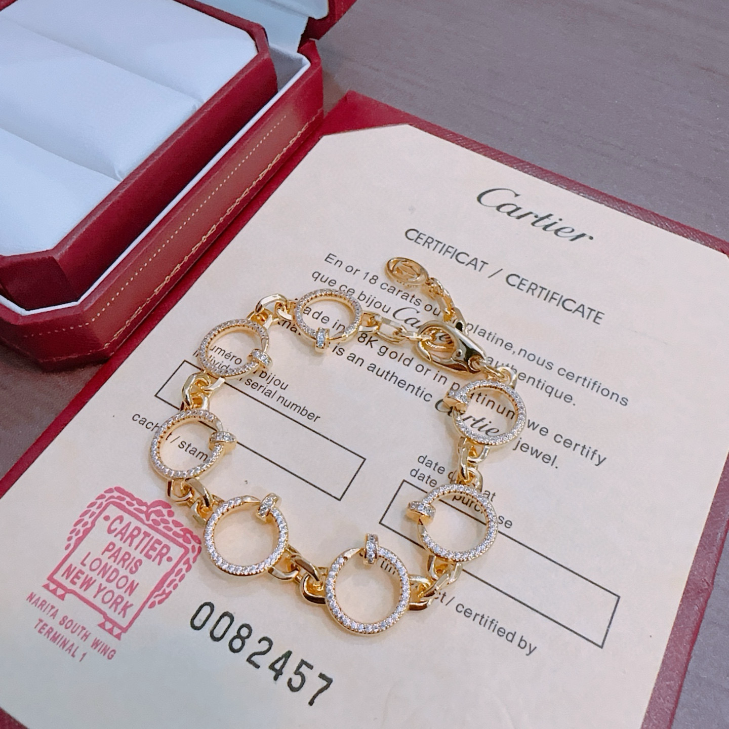 Aura LOVE&JUSTE ARMBAND DIAMANTEN