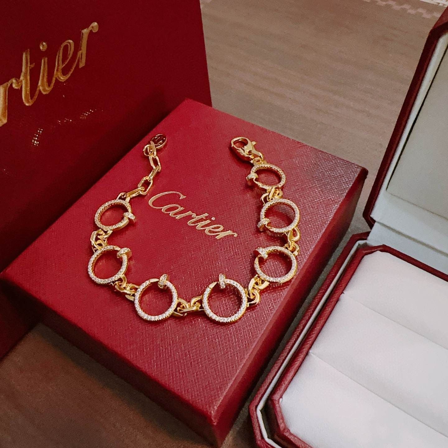 Aura LOVE&JUSTE ARMBAND DIAMANTEN