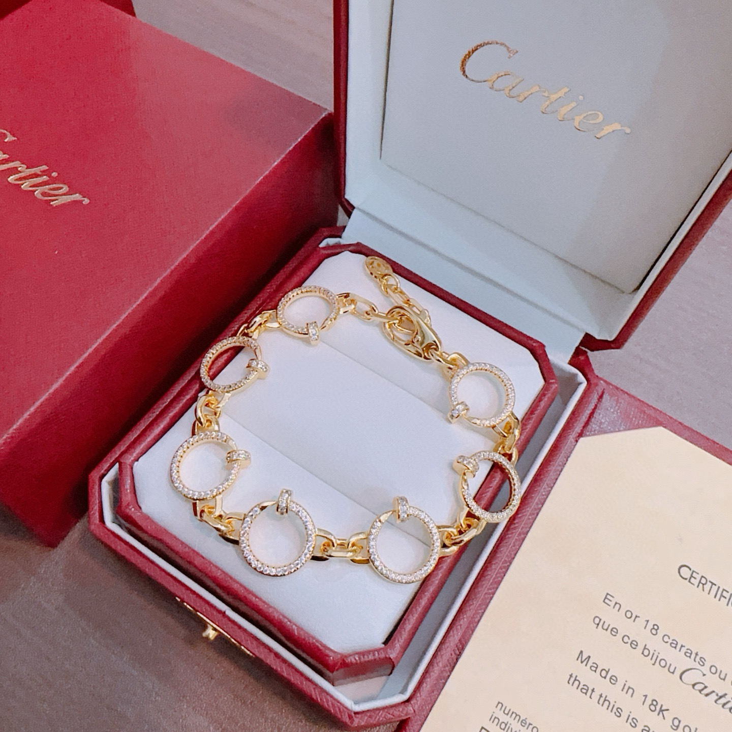 Aura LOVE&JUSTE ARMBAND DIAMANTEN