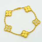 [Aura ]New  CLOVER 5 MOTIF LASER BRACELET COLLECTION