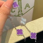 [Aura ]Neue CLOVER 5 MOTIV VIOLETT ARMBAND KOLLEKTION