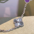 [Aura ]Neue CLOVER 5 MOTIV VIOLETT ARMBAND KOLLEKTION