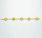 [Aura ]New  CLOVER 5 MOTIF LASER BRACELET COLLECTION