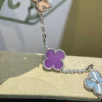 [Aura ]Neue CLOVER 5 MOTIV VIOLETT ARMBAND KOLLEKTION