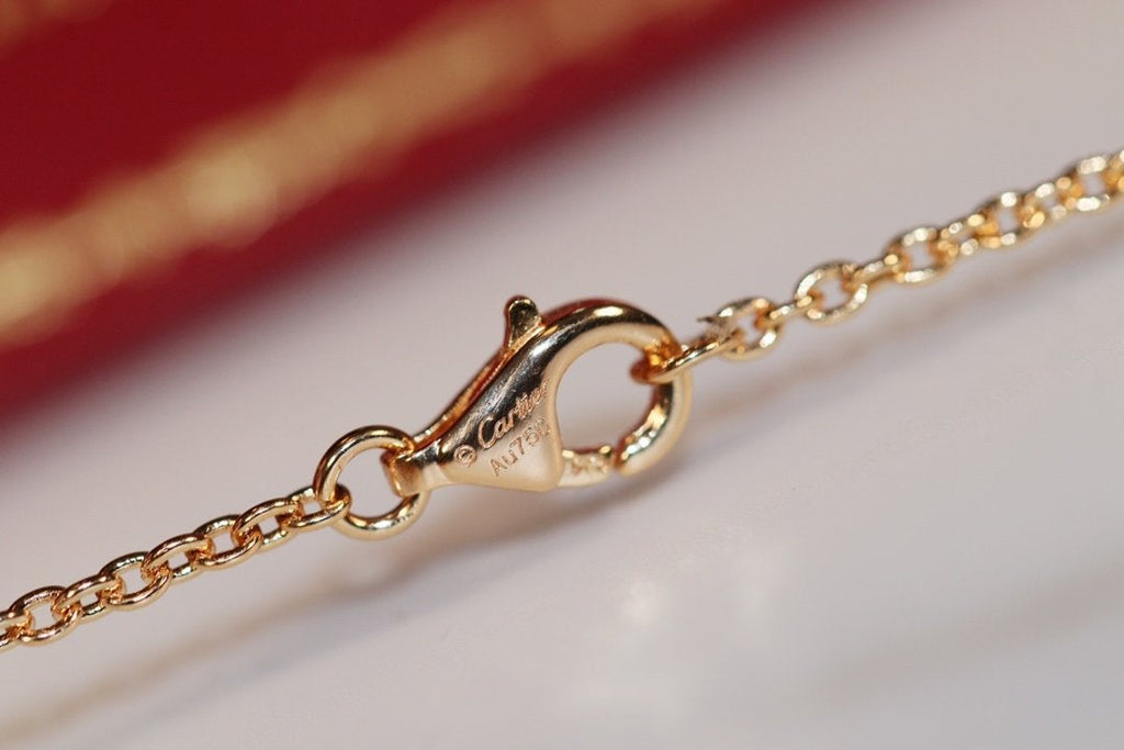 Aura LOVE HALSKEKTE ROSÉGOLD UND SILBER