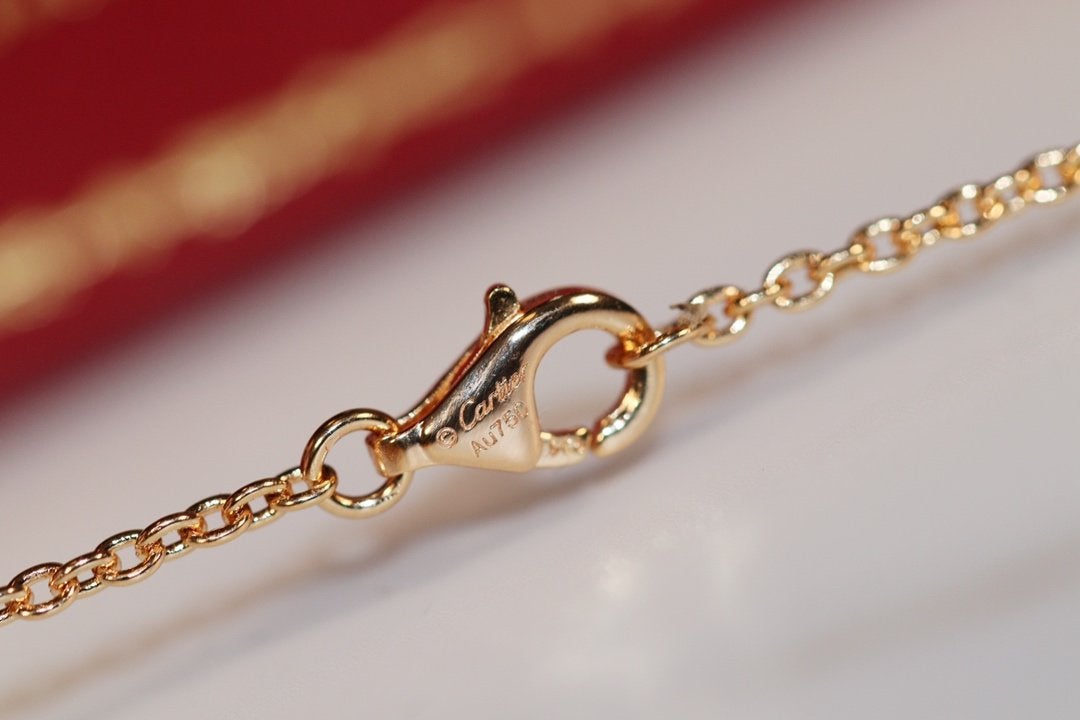 Aura LOVE HALSKEKTE ROSÉGOLD UND SILBER