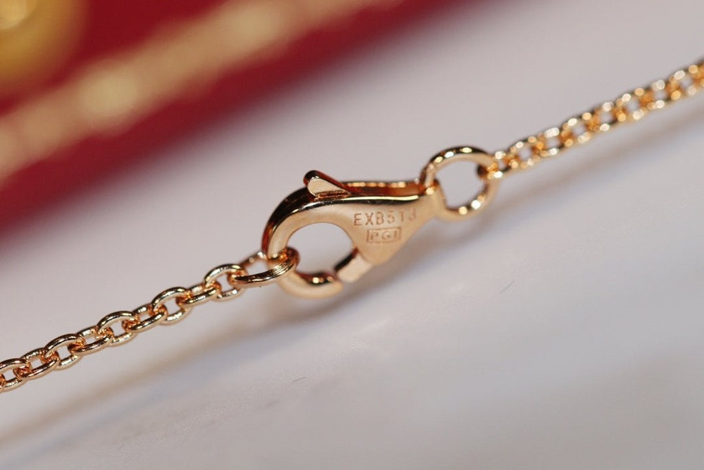 Aura LOVE HALSKEKTE ROSÉGOLD UND SILBER