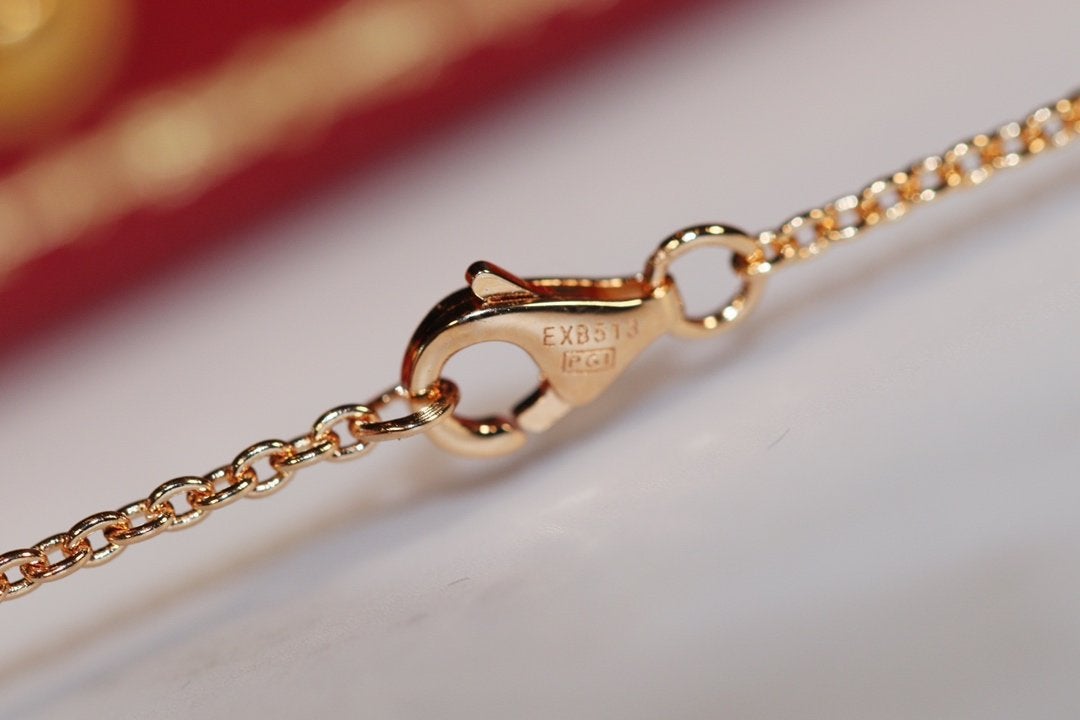 Aura LOVE HALSKEKTE ROSÉGOLD UND SILBER