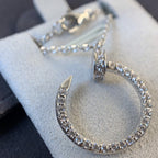Aura JUSTE NECKLACE SILVER DIAMONDS
