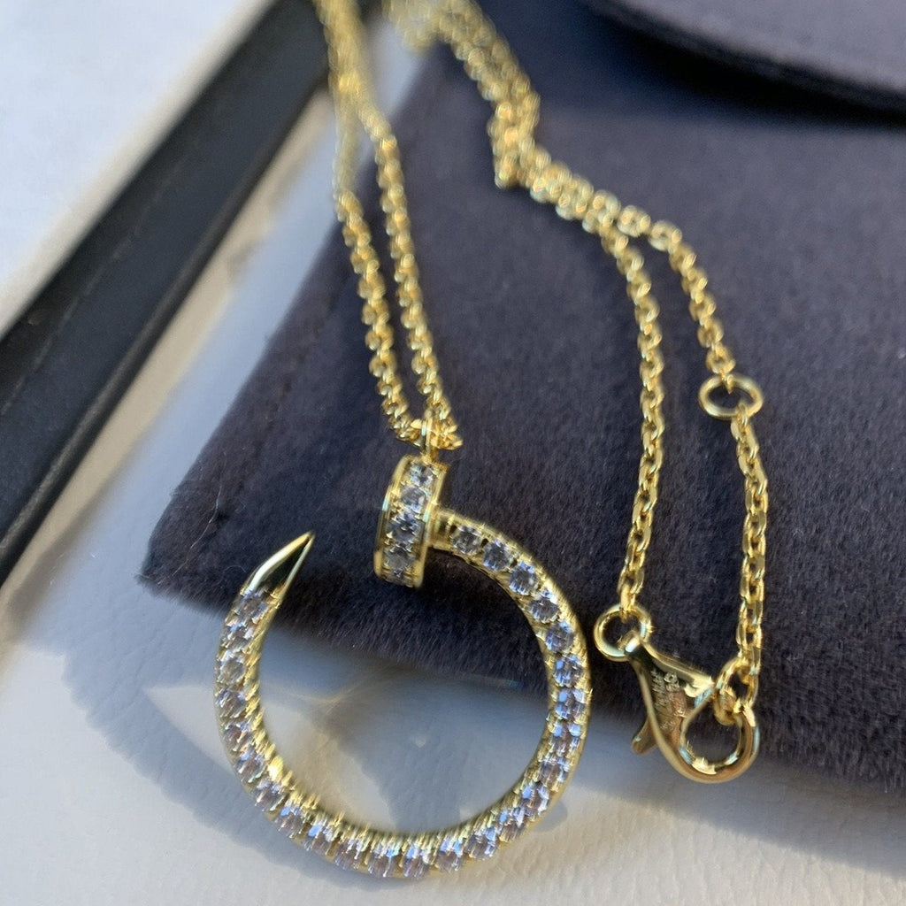Aura JUSTE NECKLACE GOLD DIAMONDS