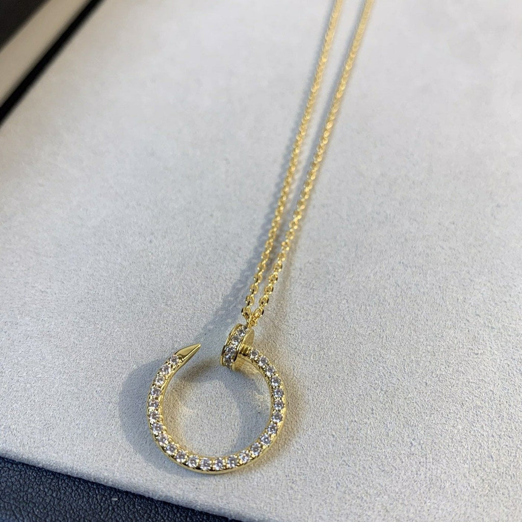Aura JUSTE NECKLACE GOLD DIAMONDS