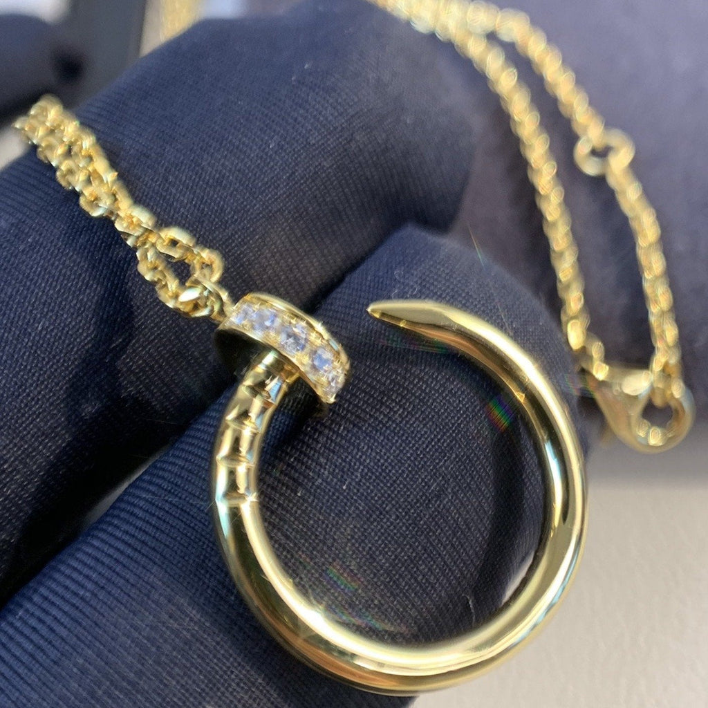 Aura JUSTE NECKLACE GOLD DIAMONDS