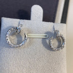 Aura JUSTE EARRINGS SILVER DIAMONDS