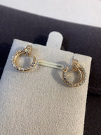 Aura JUSTE OHRRINGE GOLD DIAMANTEN