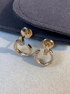 Aura JUSTE OHRRINGE GOLD DIAMANTEN