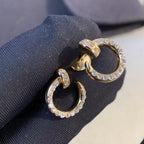 Aura JUSTE OHRRINGE GOLD DIAMANTEN