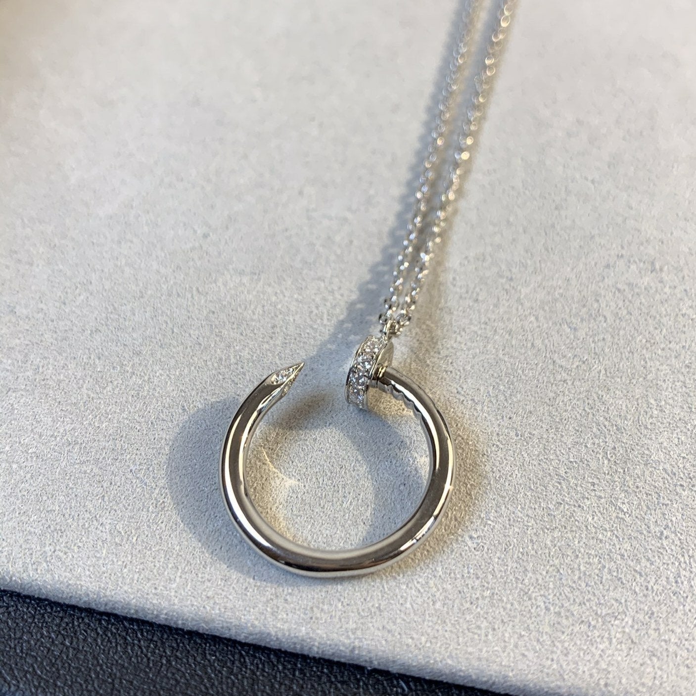 Aura JUSTE NECKLACE SILVER