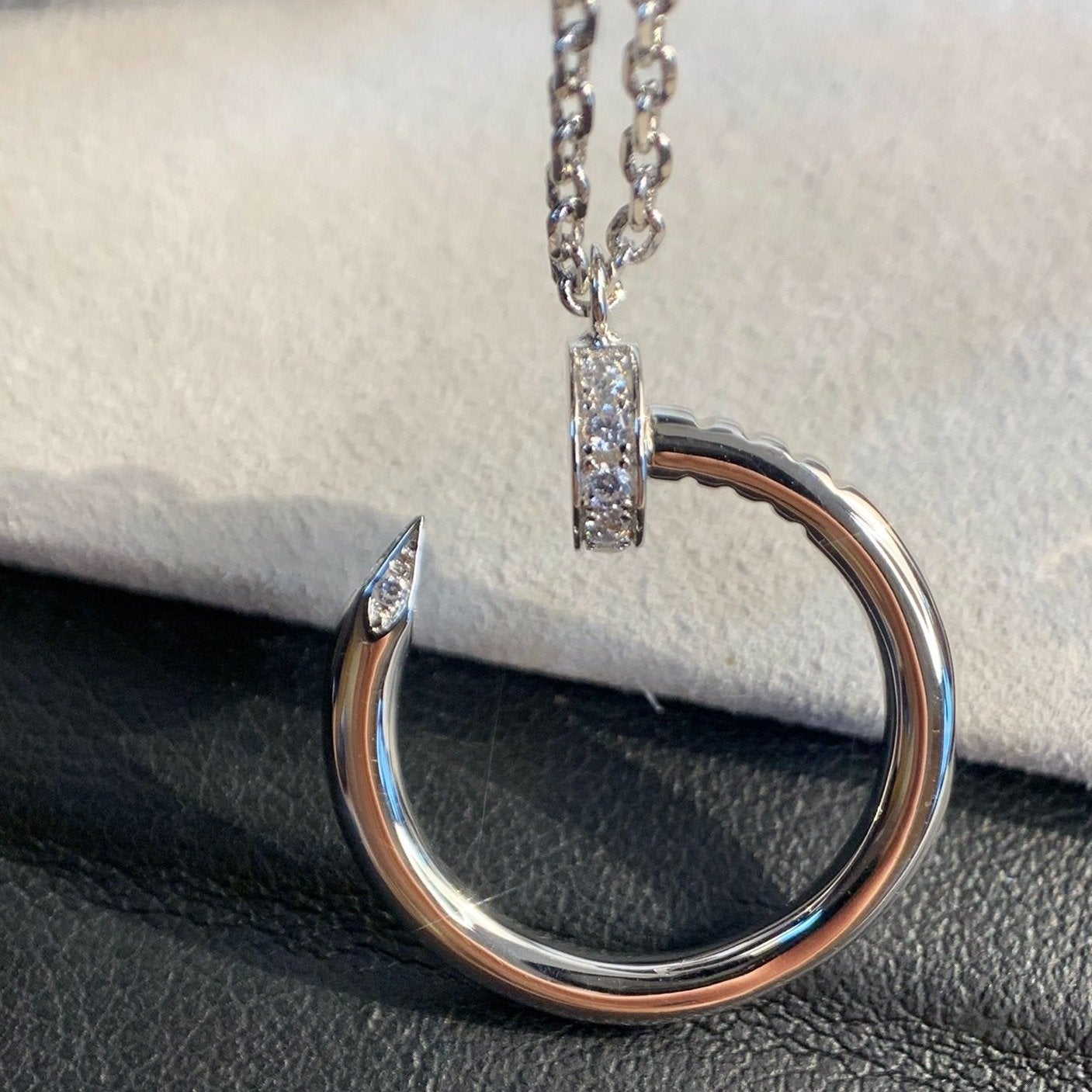 Aura JUSTE NECKLACE SILVER