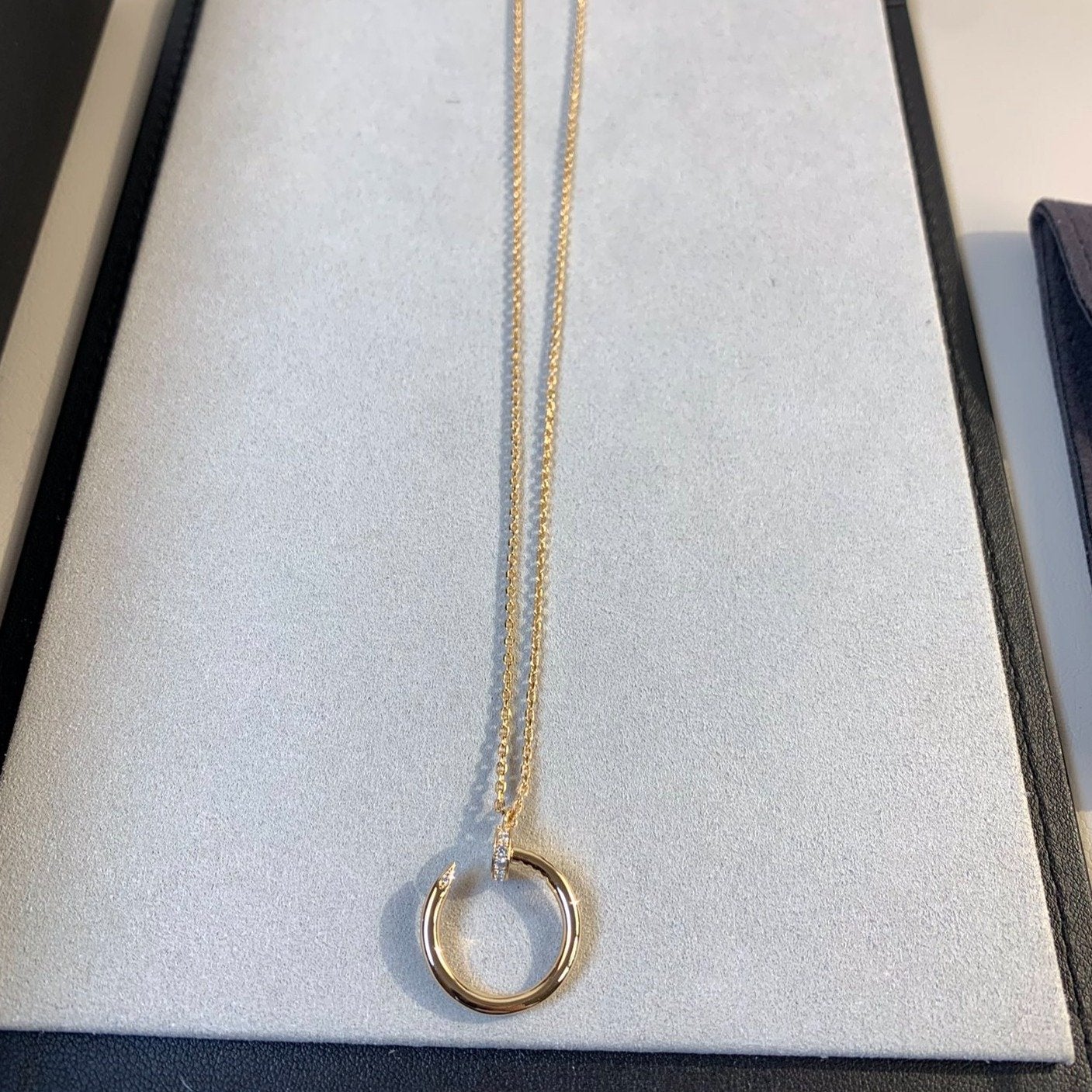 Aura JUSTE NECKLACE PINK GOLD