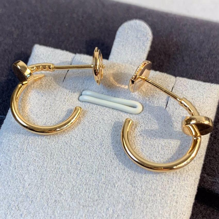Aura JUSTE EARRINGS PINK GOLD