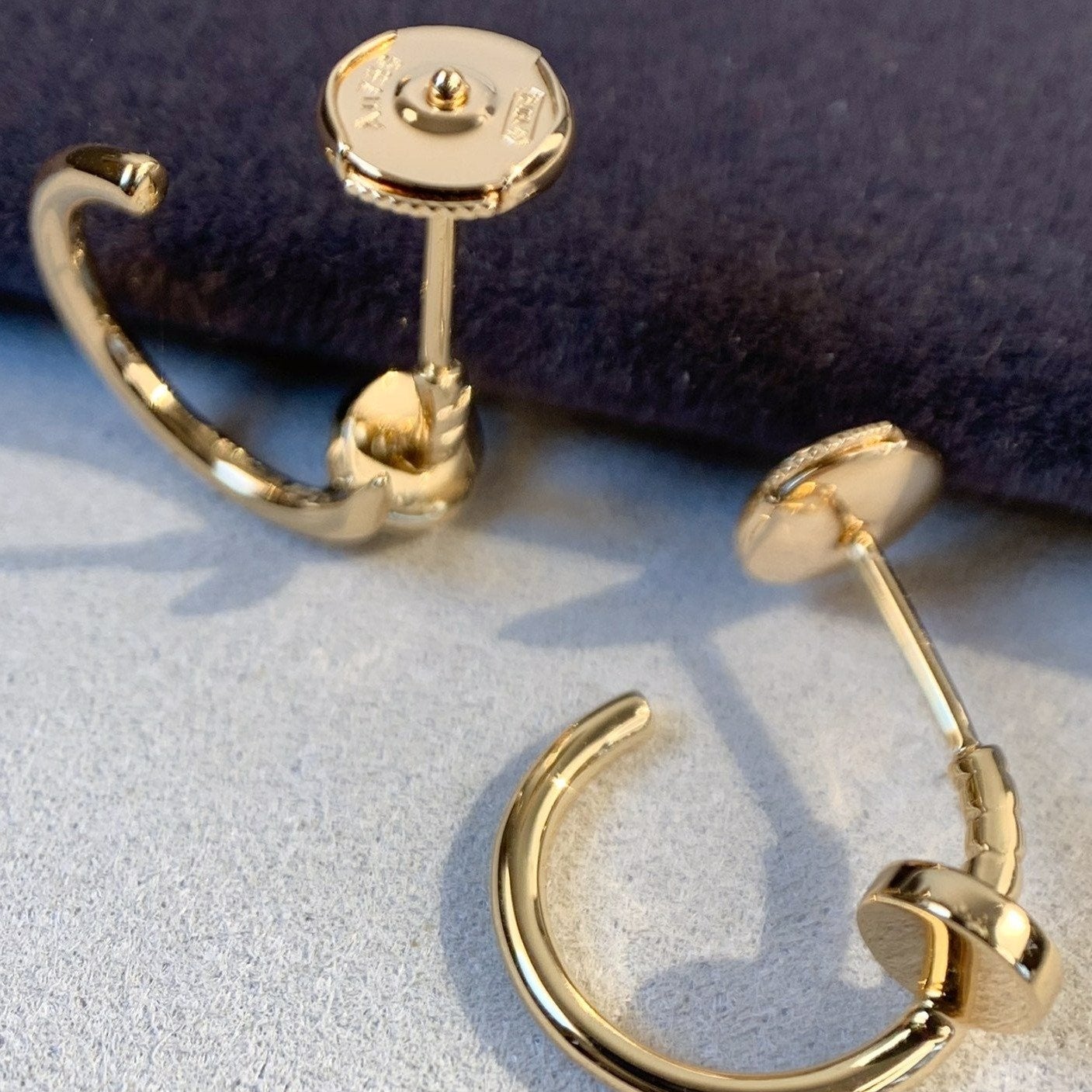 Aura JUSTE EARRINGS PINK GOLD
