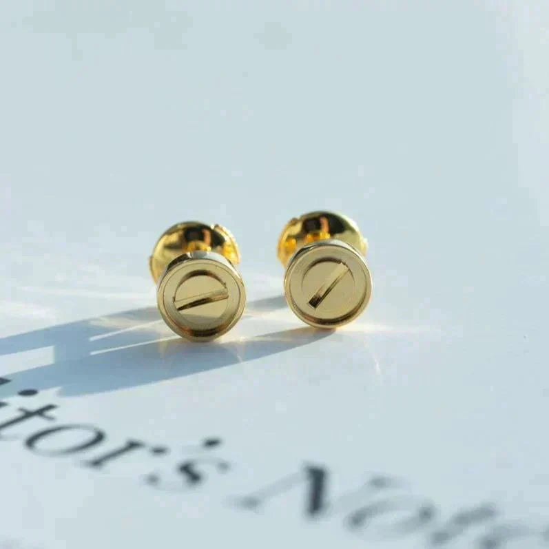 Aura LOVE EARRINGS GOLD 10MM