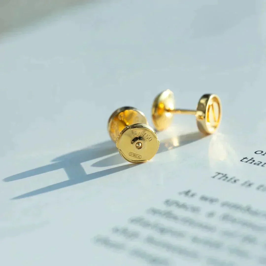 Aura LOVE EARRINGS GOLD 10MM