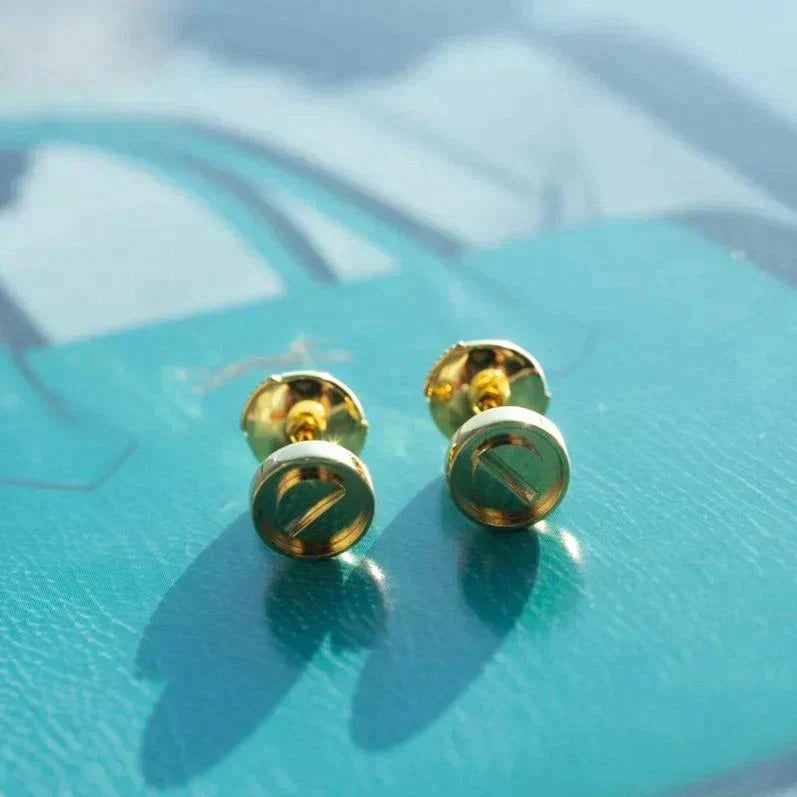 Aura LOVE EARRINGS GOLD 10MM