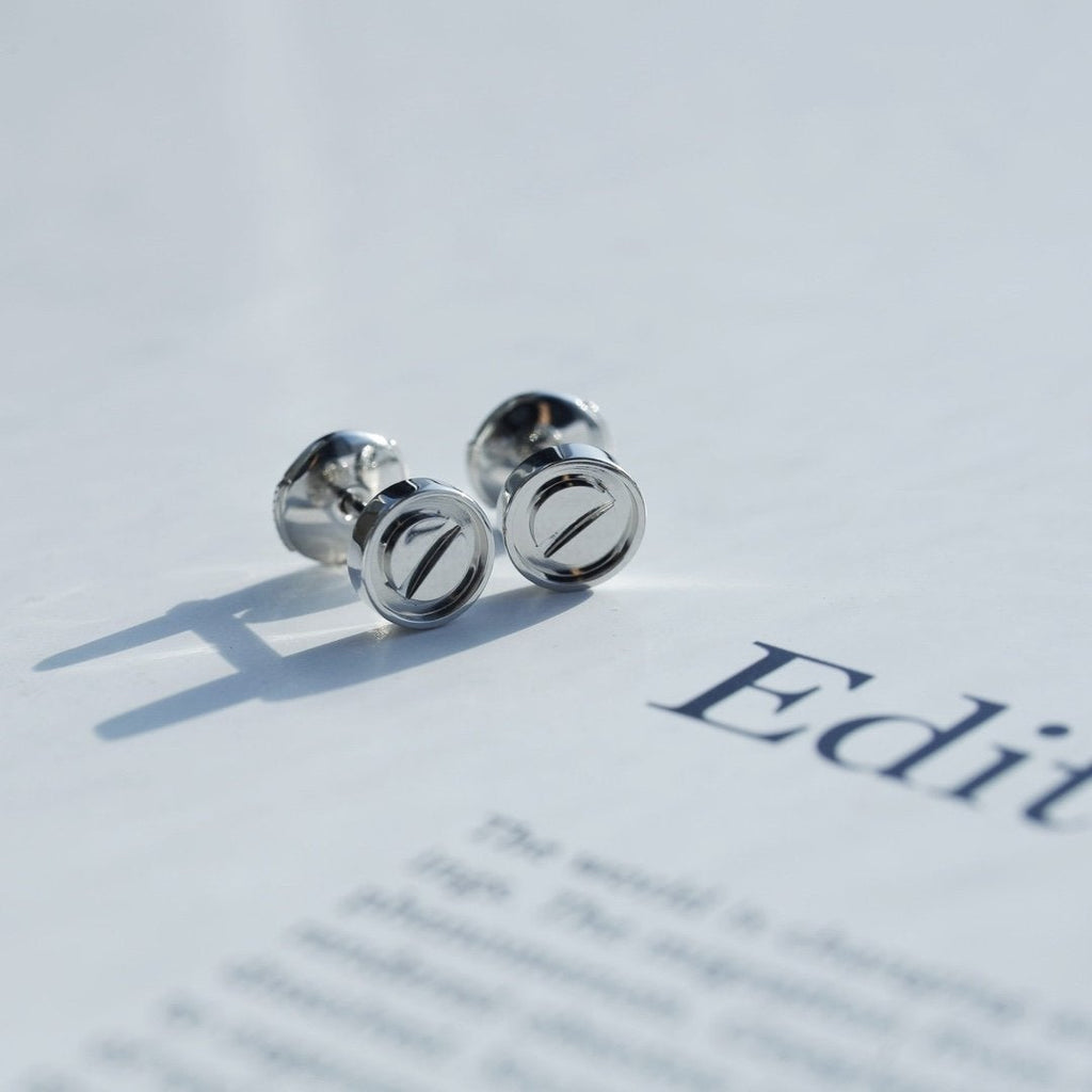 Aura LOVE EARRINGS SILVER 10MM