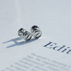 Aura LOVE EARRINGS SILVER 10MM