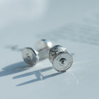 Aura LOVE EARRINGS SILVER 10MM