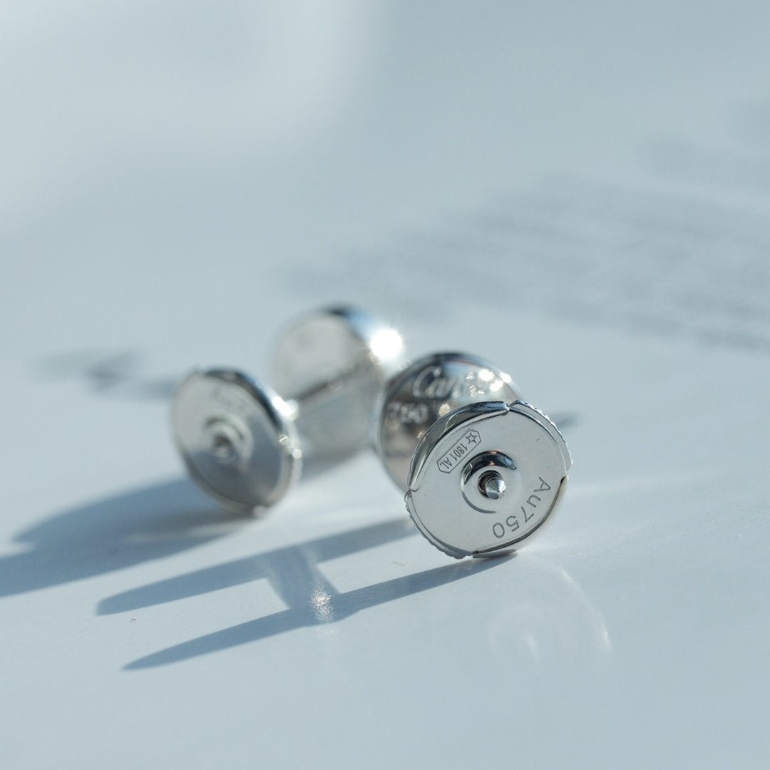 Aura LOVE EARRINGS SILVER 10MM