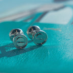 Aura LOVE EARRINGS SILVER 10MM
