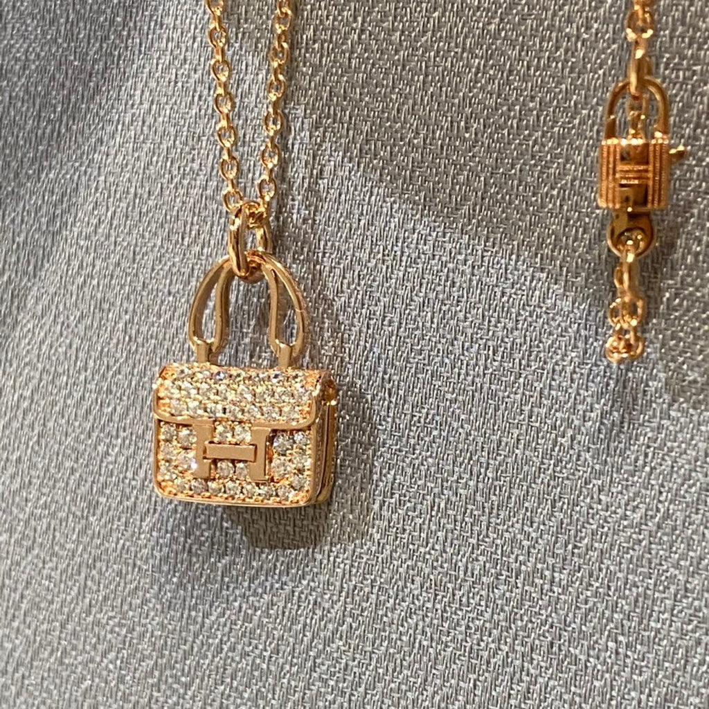Aura CONSTANCE PEDANT DIAMANT HALSKETTE