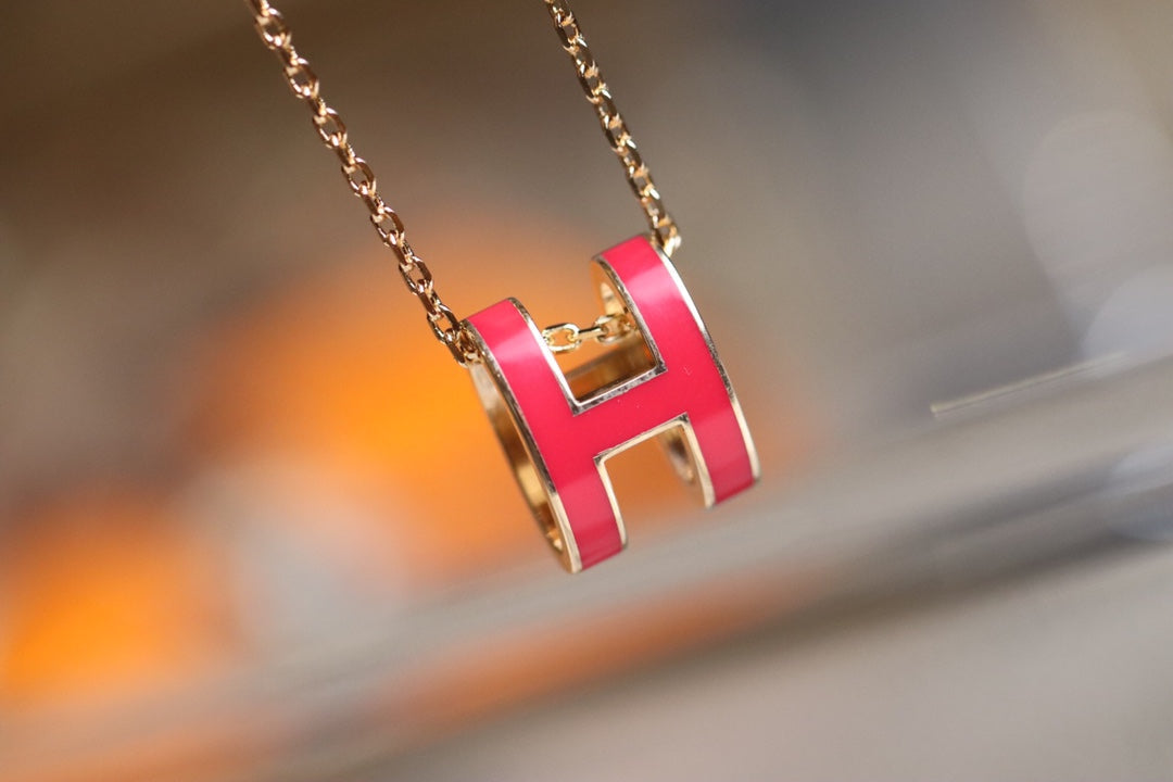 Aura POP H PEDANT PINK GOLD