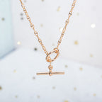 Aura ECHAPPEE NECKLACE PINK GOLD