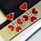 Aura SWEET CLOVER CARNELIAN EARRINGS