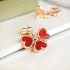 Aura SWEET CLOVER CARNELIAN EARRINGS