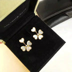 Aura CLOVER SWEET WHITE MOP EARRINGS