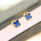 Aura CLOVER MINI 9.5MM TURQUOISE EARRINGS