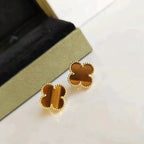 Aura CLOVER MEDIUM 1 MOTIV TIGER EYE OHRRINGE