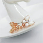 Aura BUTTERFLY MOP DIAMOND EARRINGS