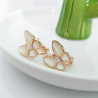 Aura BUTTERFLY MOP DIAMOND EARRINGS