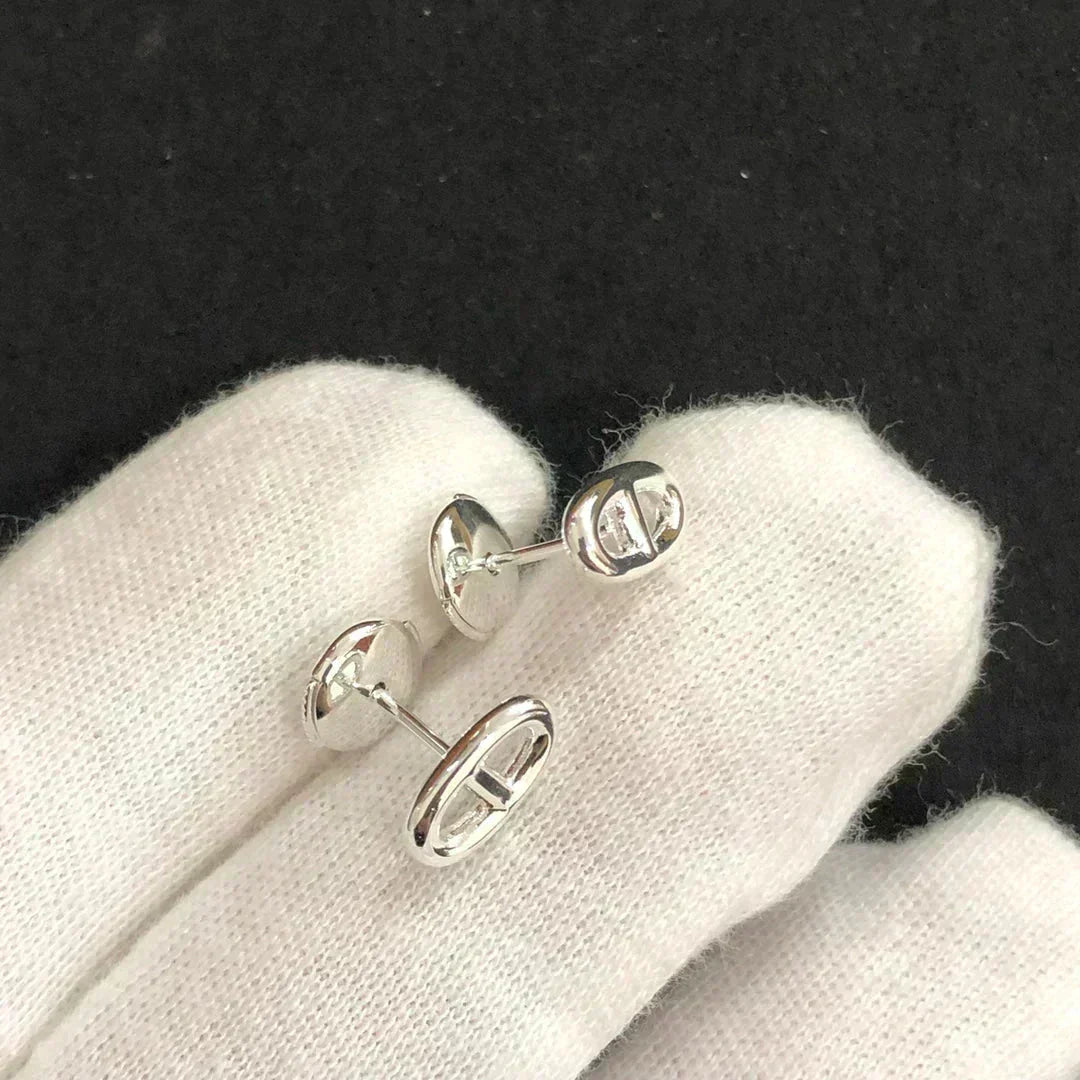 Aura CHAINE SMALL EARRINGS GOLD AND SILVER